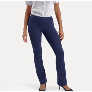 Betabrand Yoga Dres Pants M Blue Career Trousers